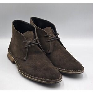 Clarks Womens 10 Made in Italy Suede Comfort Dress Shoes Brown 261282264075